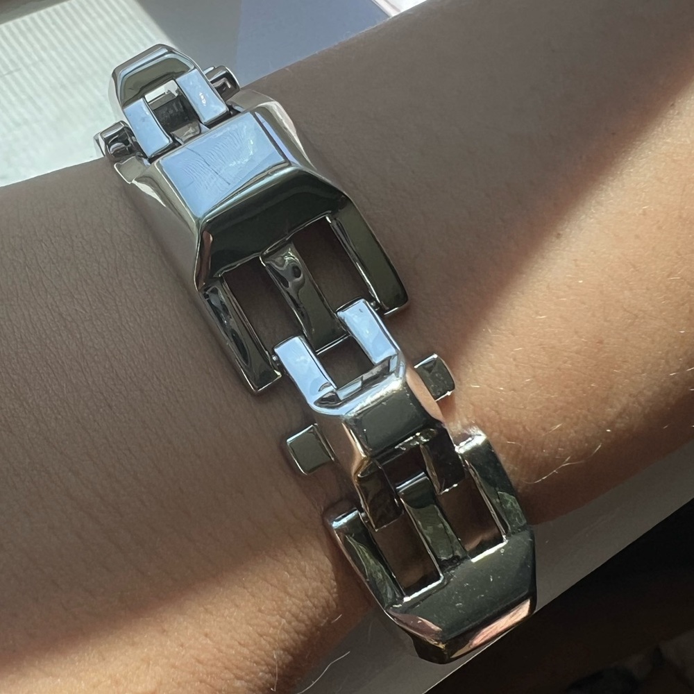 Stella & Dot chunky metal bracelet.